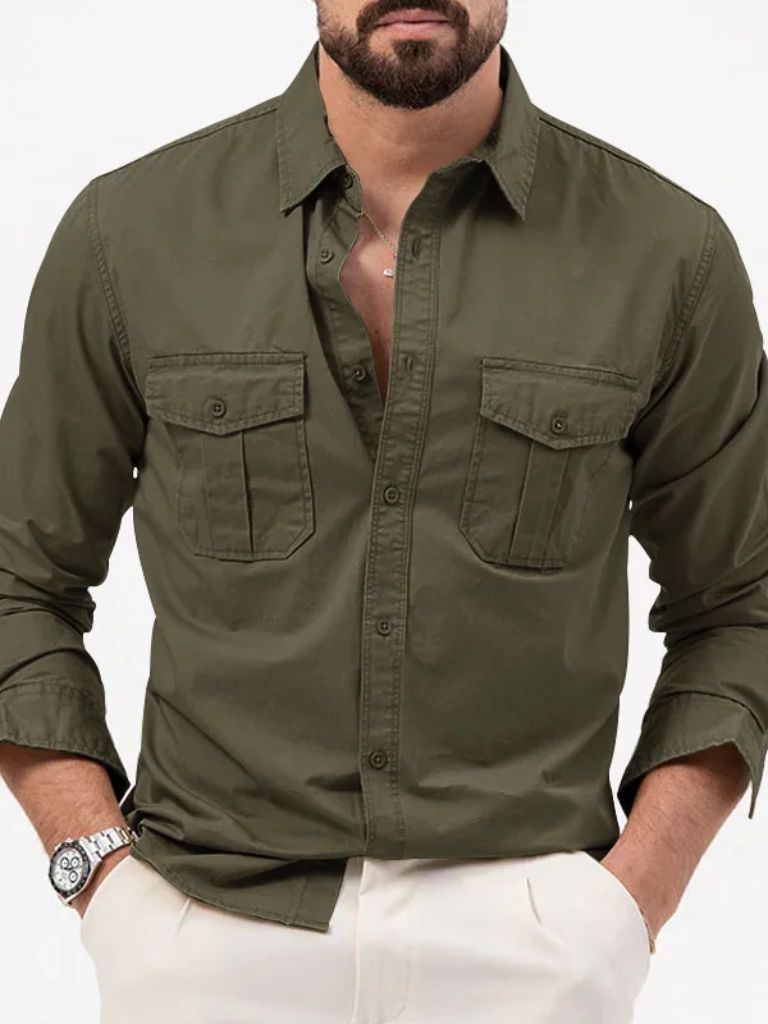 Camicia a maniche lunghe d'ispirazione vintage - Aurelio Club