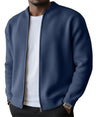Cardigan uomo a coste con zip