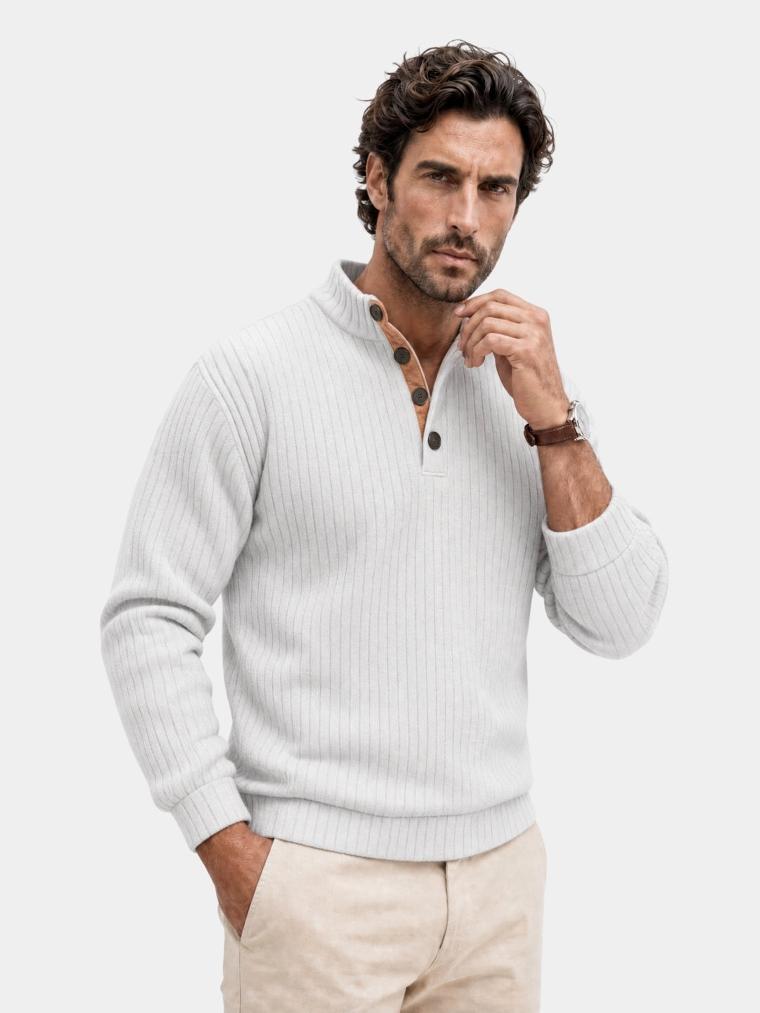 Maglia serafino a collo alto - Aurelio Club