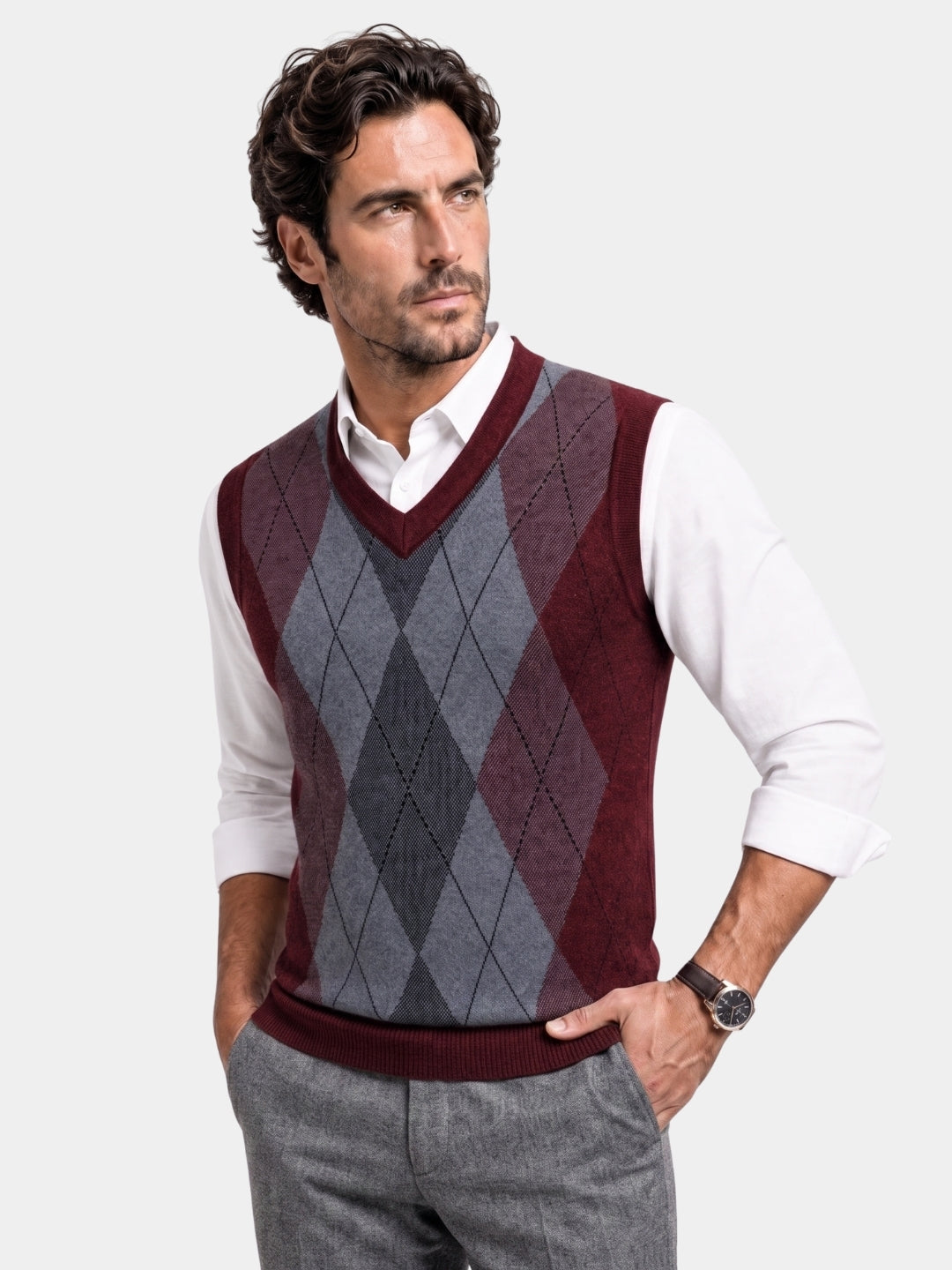 Gilet Academic Essential in maglia - Aurelio Club