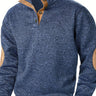 Pullover uomo a collo alto con bottoni