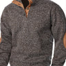 Pullover uomo a collo alto con bottoni
