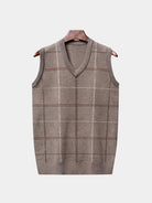 Gilet Academic in maglia a quadri - Aurelio Club