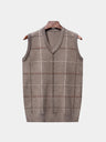 Gilet Academic in maglia a quadri - Aurelio Club