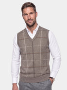Gilet Academic in maglia a quadri - Aurelio Club