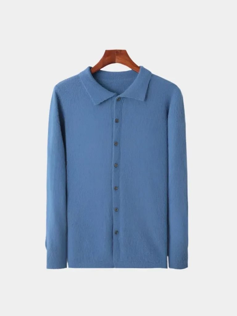 Cardigan con collo polo - Aurelio Club