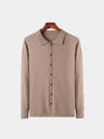Cardigan con collo polo - Aurelio Club