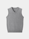 Gilet in maglia con scollo a V - Aurelio Club