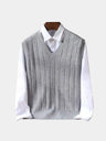 Gilet in lana con scollo a V - Aurelio Club