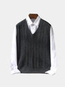 Gilet in lana con scollo a V - Aurelio Club