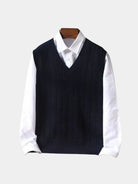 Gilet in lana con scollo a V - Aurelio Club