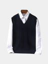 Gilet in lana con scollo a V - Aurelio Club
