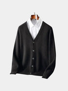 Cardigan in lana merino con scollo a V - Aurelio Club