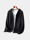 Maglia in lana merino con cappuccio e zip - Aurelio Club