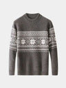 Maglia in lana con motivo Fair Isle - Aurelio Club