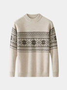 Maglia in lana con motivo Fair Isle - Aurelio Club