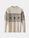 Maglia in lana con motivo Fair Isle - Aurelio Club