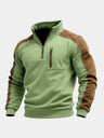 Pullover Urban Explorer a collo alto con zip corta - Aurelio Club