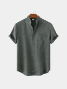 Camicia in lino a maniche corte Resort - Aurelio Club