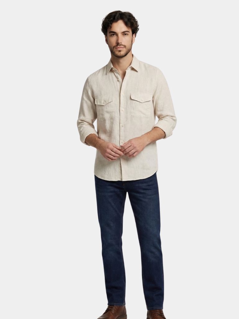 Camicia a maniche lunghe d'ispirazione classica - Aurelio Club