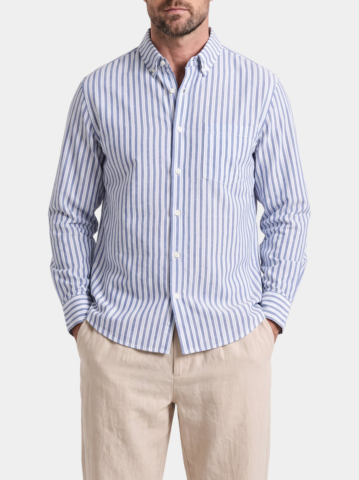 Completo Atlantic Breeze con camicia, pantaloni e mocassini - Aurelio Club