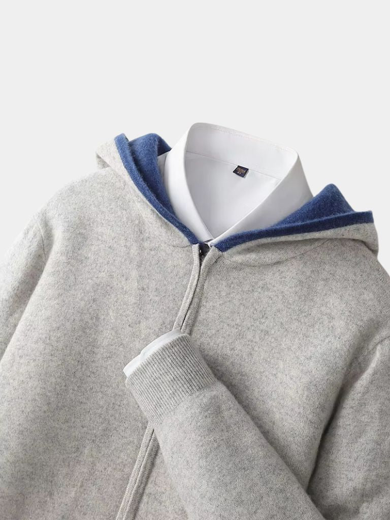 Maglia Villa in cashmere con cappuccio - Aurelio Club