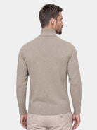 Cardigan Essential con motivo a trecce e zip - Aurelio Club