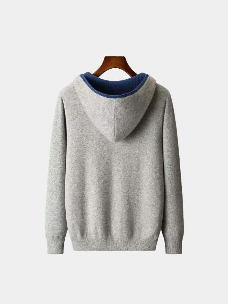 Maglia Villa in cashmere con cappuccio - Aurelio Club