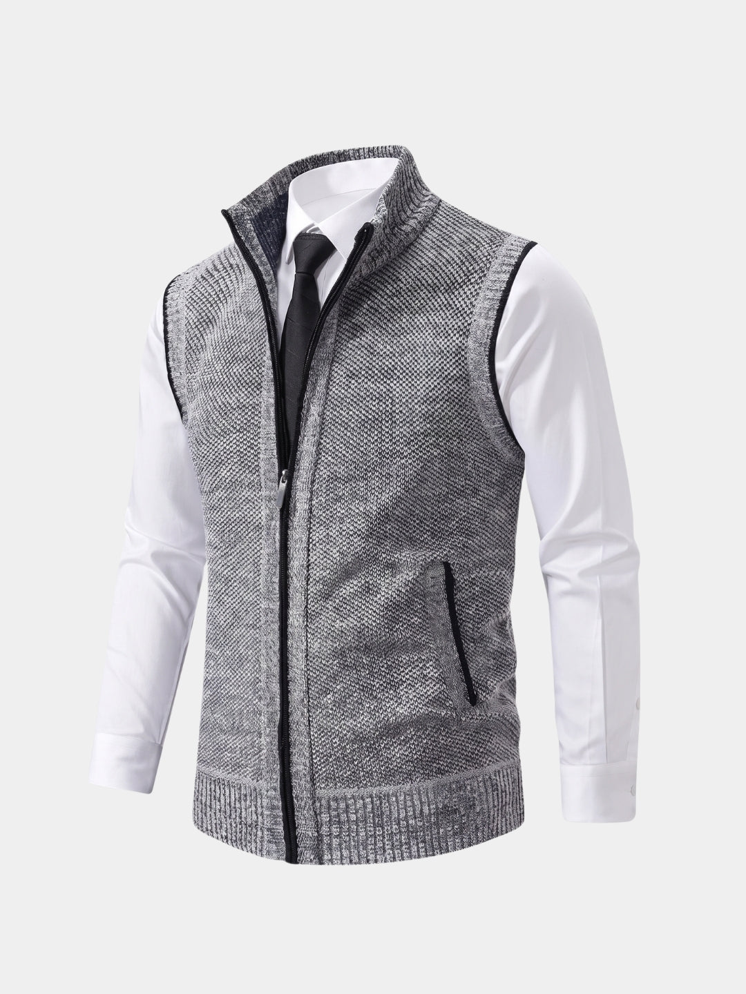 Gilet in maglia con zip - Aurelio Club
