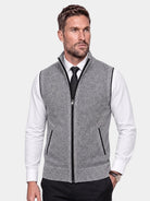 Gilet in maglia con zip - Aurelio Club