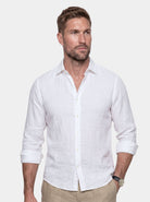 Camicia estiva Reverie in lino a maniche lunghe - Aurelio Club