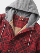 Giacca Lumberjack con cappuccio e fodera sherpa - Aurelio Club