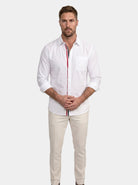 Camicia Vincenzo in lino a maniche lunghe - Aurelio Club