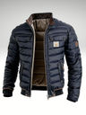Giacca uomo vintage con collo a contrasto