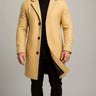 Cappotto uomo classico con revers e bottoni