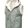 Gilet uomo con cappuccio e zip
