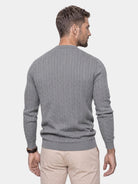Pullover girocollo in misto cotone - Aurelio Club