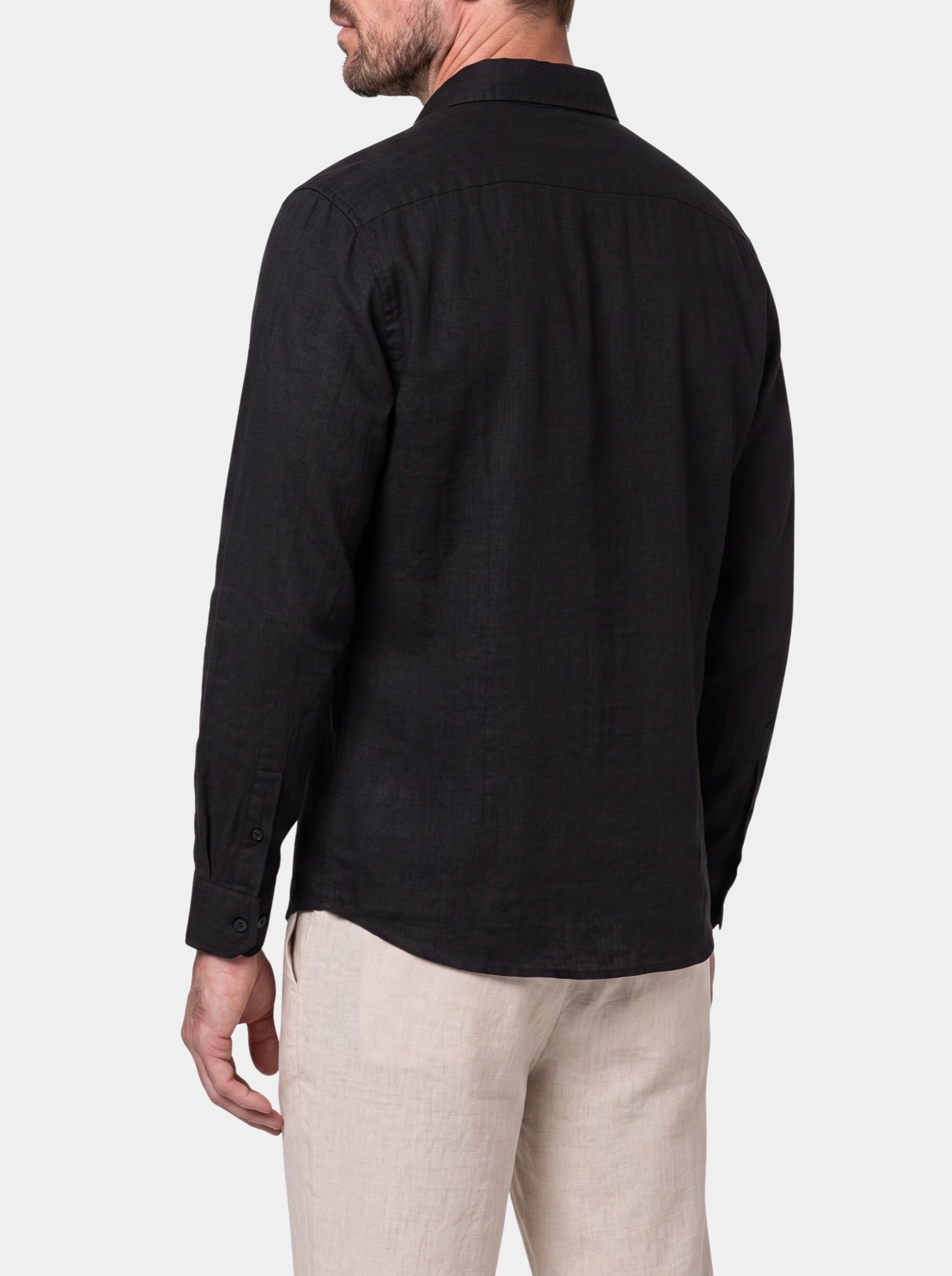 Completo Noire con camicia, pantaloni e mocassini - Aurelio Club