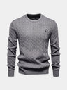 Pullover girocollo in misto cotone - Aurelio Club