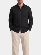 Completo Noire con camicia, pantaloni e mocassini - Aurelio Club