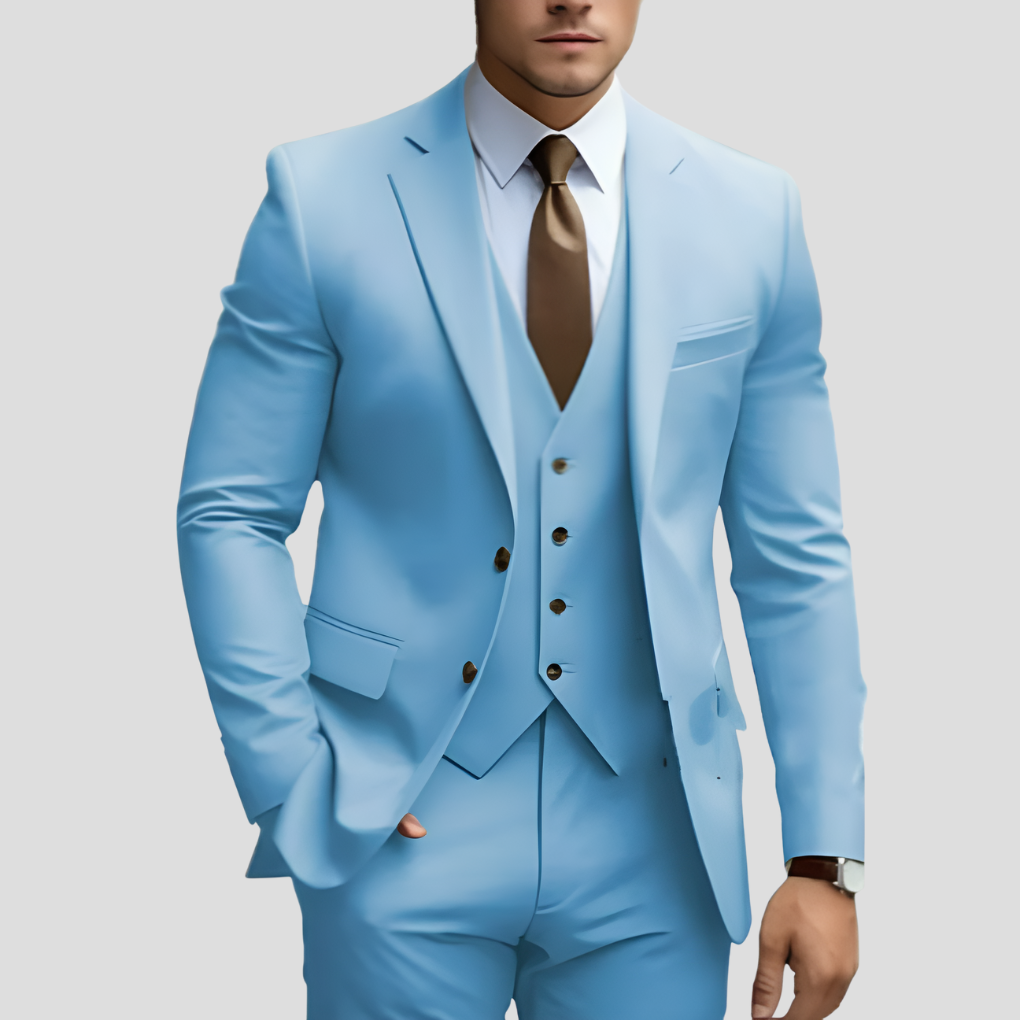 Abito uomo tre pezzi con gilet