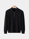 Polo a maniche lunghe con zip corta - Aurelio Club