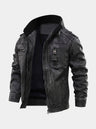 Giacca Rogue in pelle con tasche - Aurelio Club