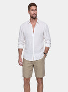 Camicia estiva Reverie in lino a maniche lunghe - Aurelio Club