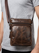 Borsa in pelle con tracolla - Aurelio Club