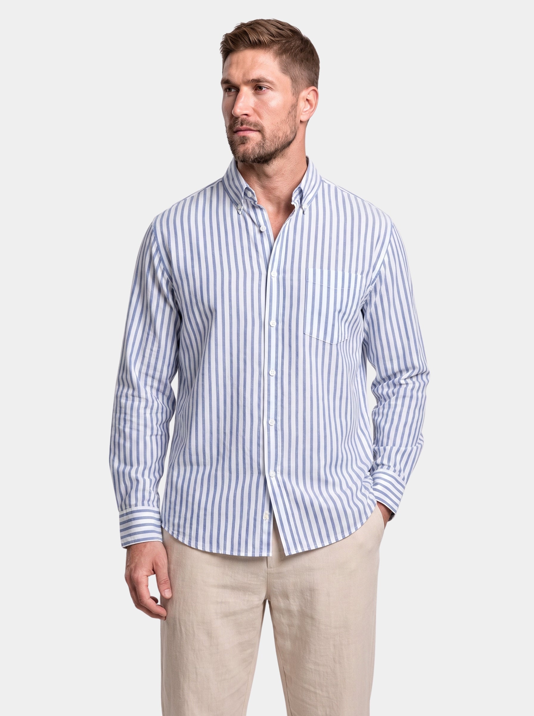 Completo Atlantic Breeze con camicia, pantaloni e mocassini - Aurelio Club