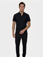 Camicia in lino a maniche corte Resort - Aurelio Club