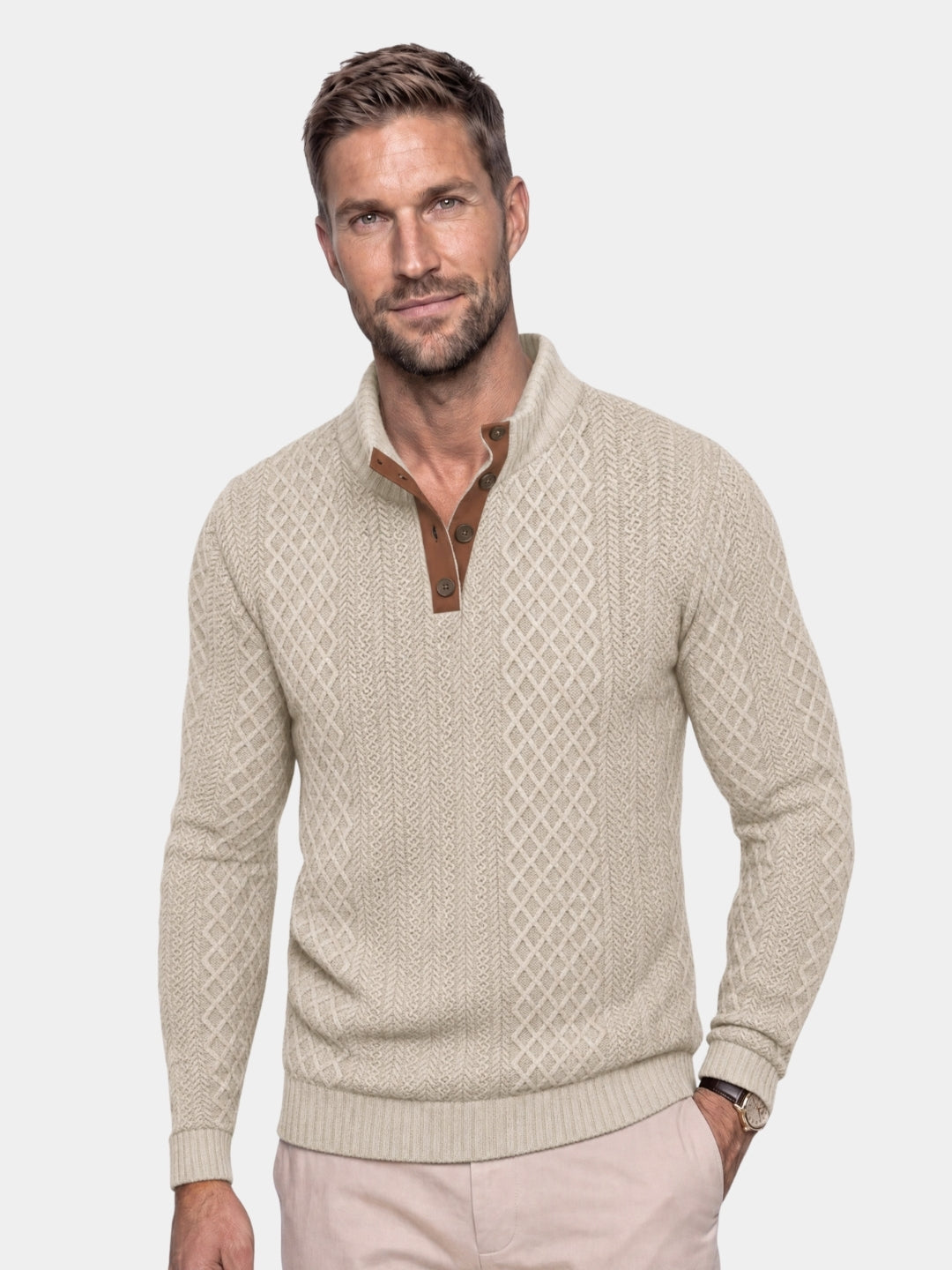 Pullover classico a collo alto - Aurelio Club