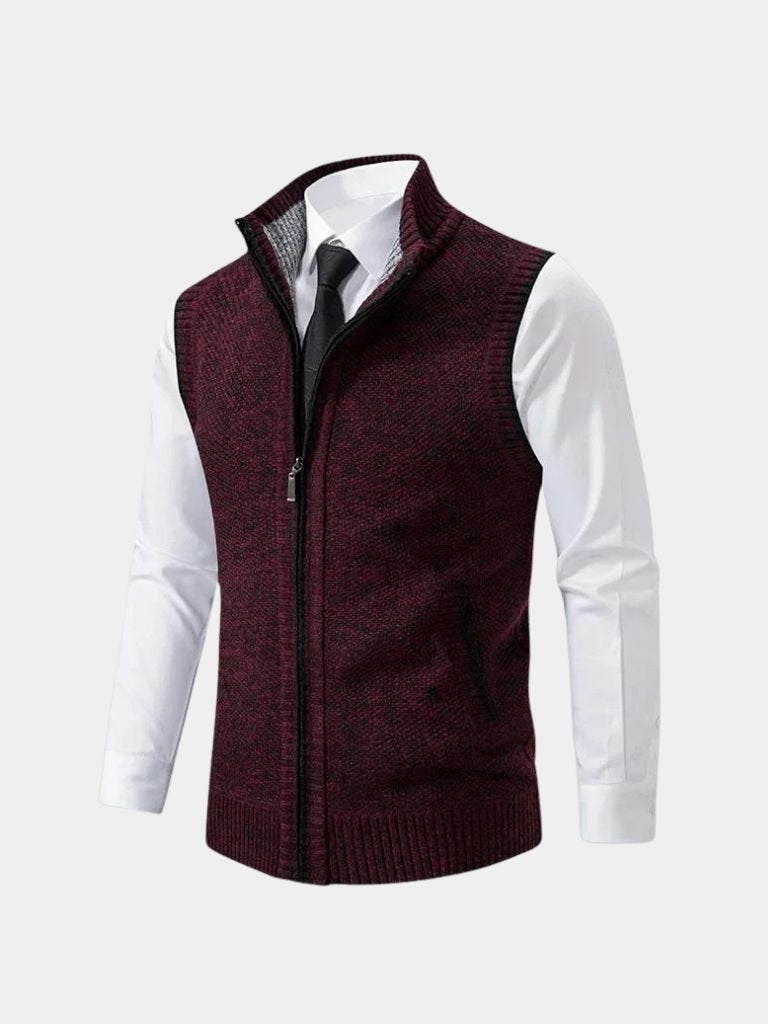 Gilet in maglia con zip - Aurelio Club