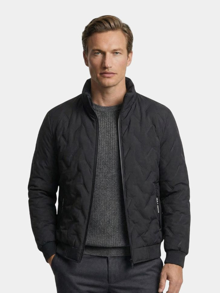 Giacca Classic trapuntata con zip - Aurelio Club